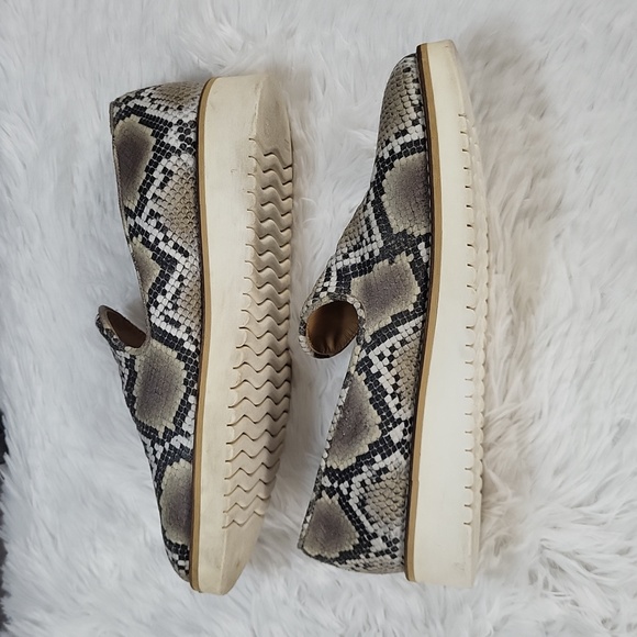 Avellini Made in Italy Snake Print Slip-on Loafers Women's Size US 7/ EUR 38 - Picture 9 of 10